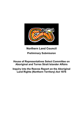 Northern Land Council Preliminary Submission