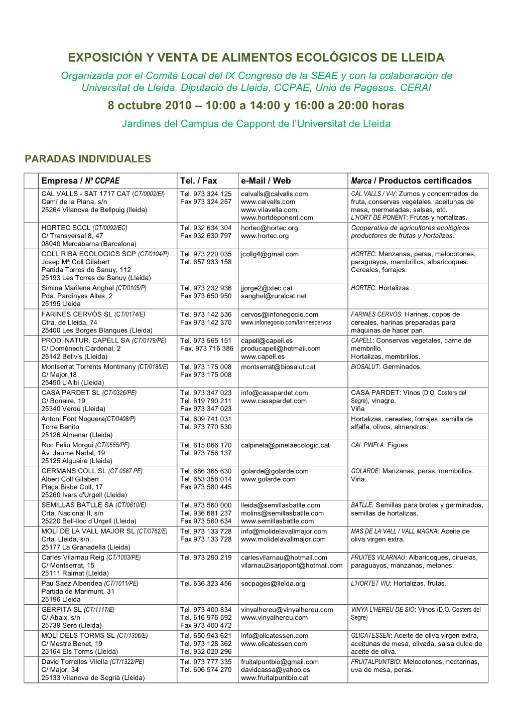 Exposicion De Alimentos Ecologicos De Lleida.Pdf