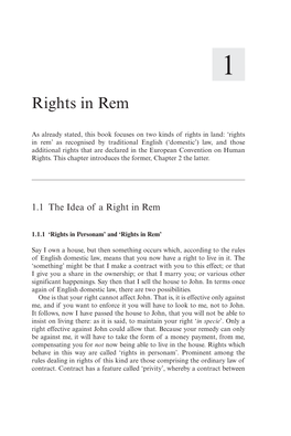 Rights in Rem