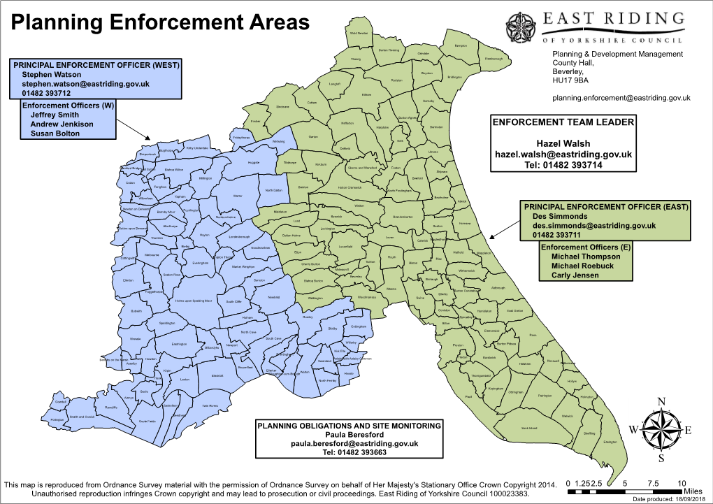 Planning Enforcement Areas Wold Newton