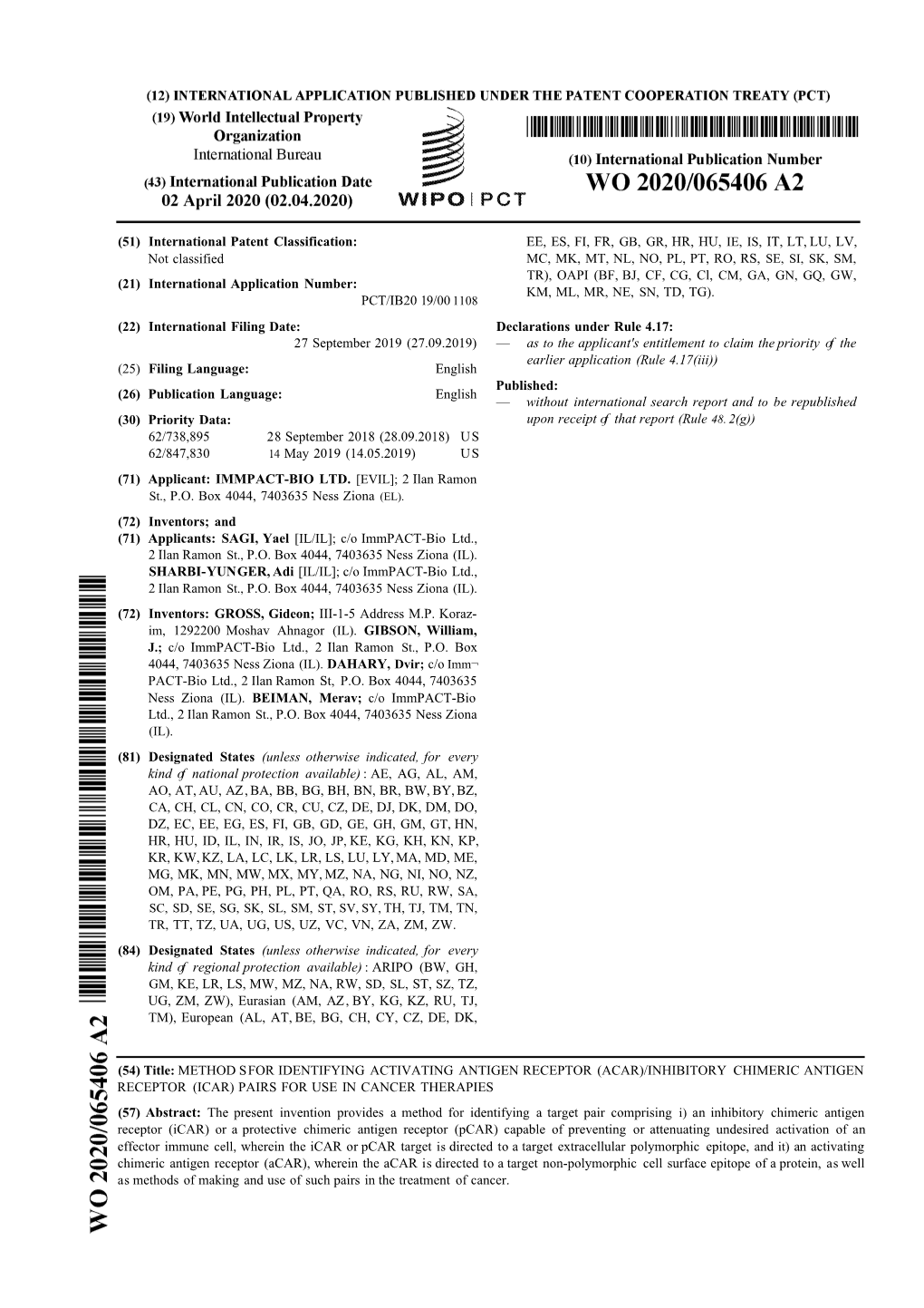 (51) International Patent Classification: EE, ES, FI, FR, GB, GR, HR, HU, IE