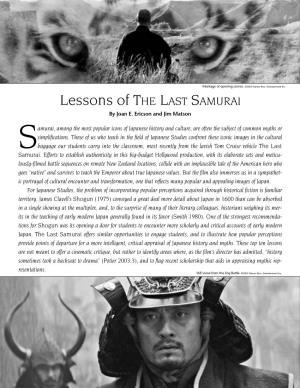 Lessons of the LAST SAMURAI by Joan E
