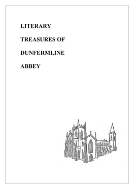 Literary Treasures of Dunfermline Abbey