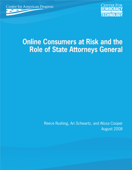 Online Consumers at Risk and the Role of State Attorneys General