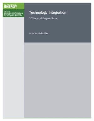 Technology Integration 2019 Annual Progress Report