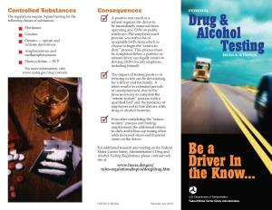 Drug & Alcohol Testing Be a Driver in the Know