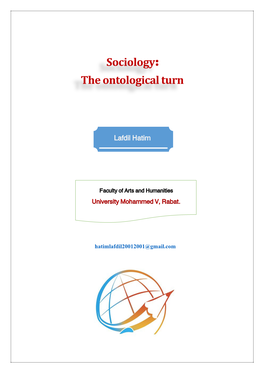 Sociology: the Ontological Turn