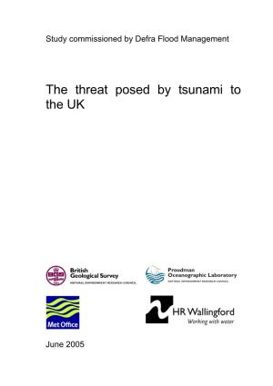 4. Detection of Tsunamigenic Earthquakes