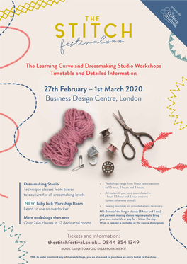 27Th February – 1St March 2020 Business Design Centre, London