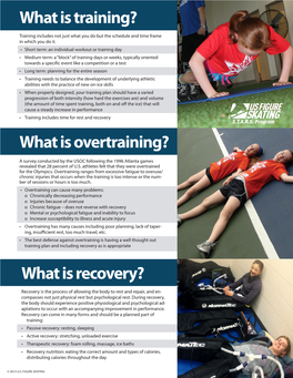 Training, Overtraining and Recovery