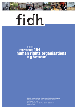 Human Rights Organisations on 5 Continents