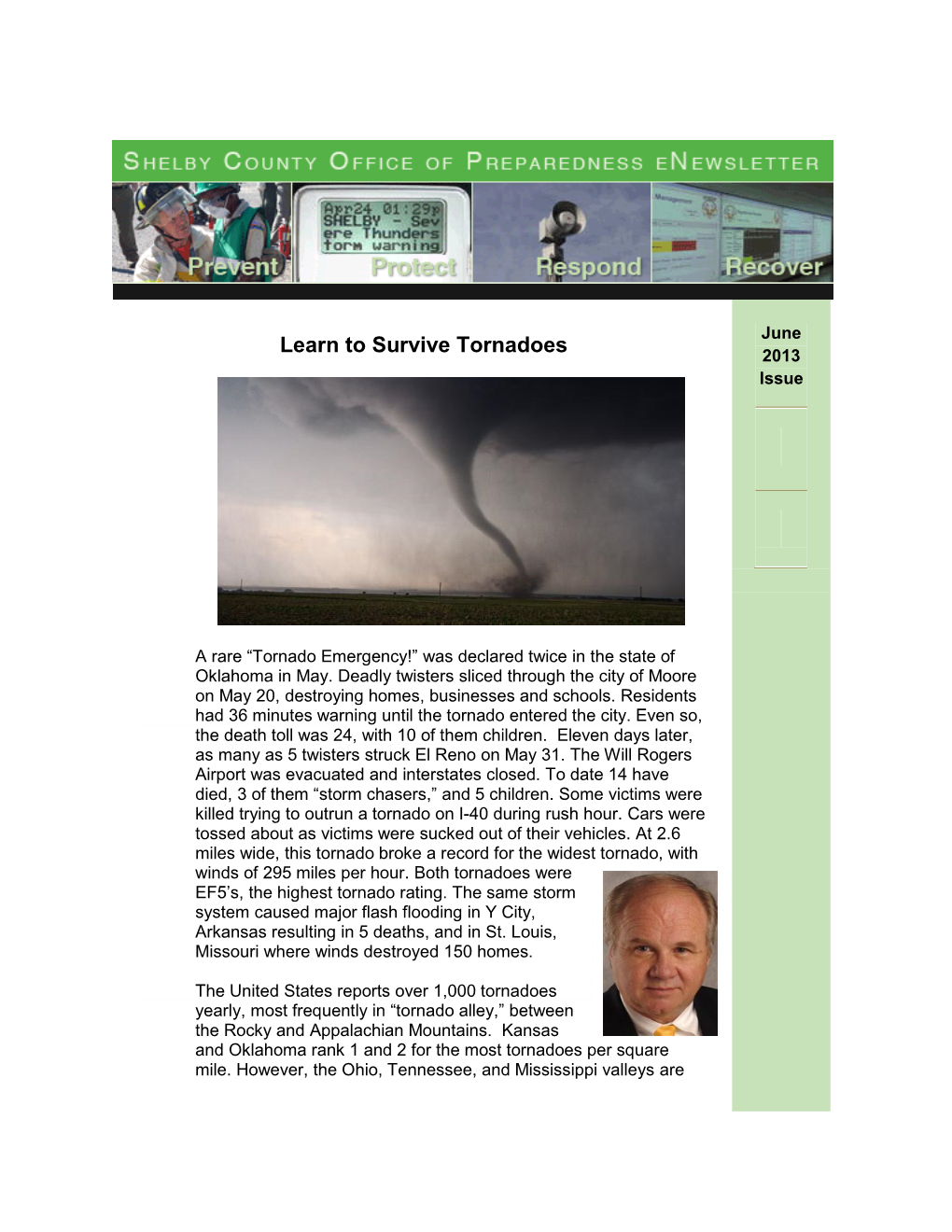 Learn to Survive Tornadoes 2013