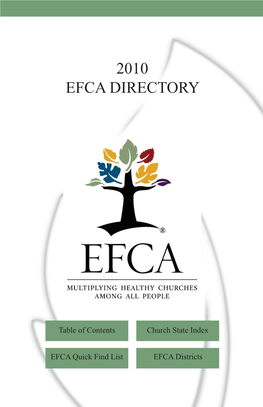 2010 EFCA Directory CD Version