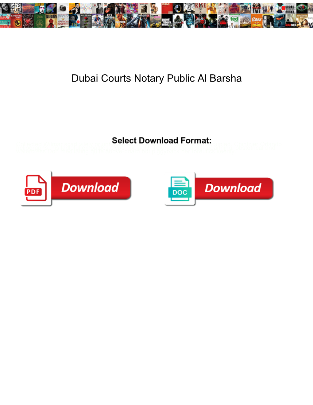 Dubai Courts Notary Public Al Barsha