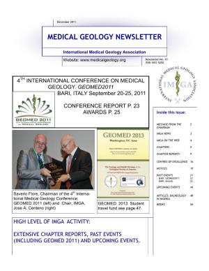 Medical Geology Newsletter