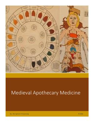 Medieval Apothecary Medicine