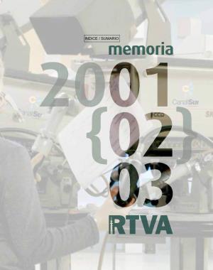 Memorias RTVA (2001/2002/2003)