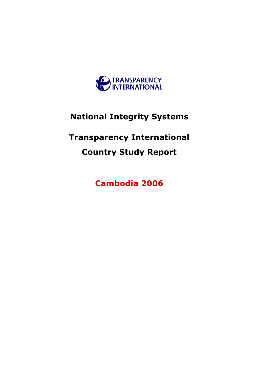 Cambodia NIS 2006