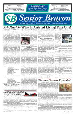 What Is Assisted Living? Part One! Patrick J