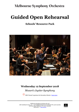 Guided Open Rehearsal