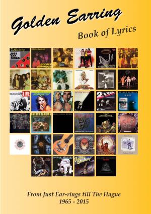 Book of Lyrics 1965 - 2015 Book of Lyrics