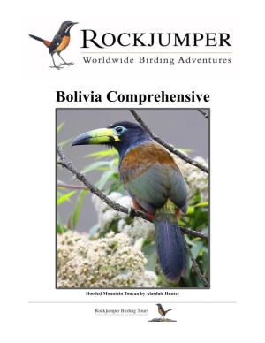 Bolivia: Comprehensive Trip Report - 2015 1