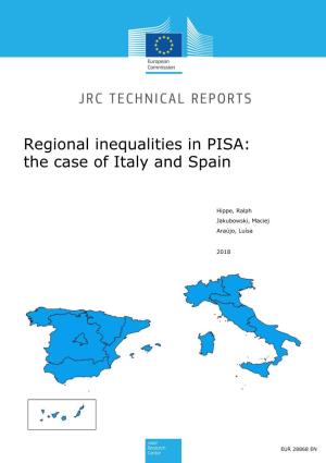Regional Inequalities in PISA: the Case of Italy and Spain