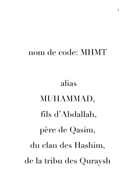 Chapitre 16 Muhammad