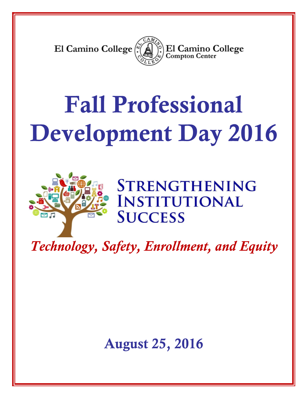 Fall Professional Development Day 2016