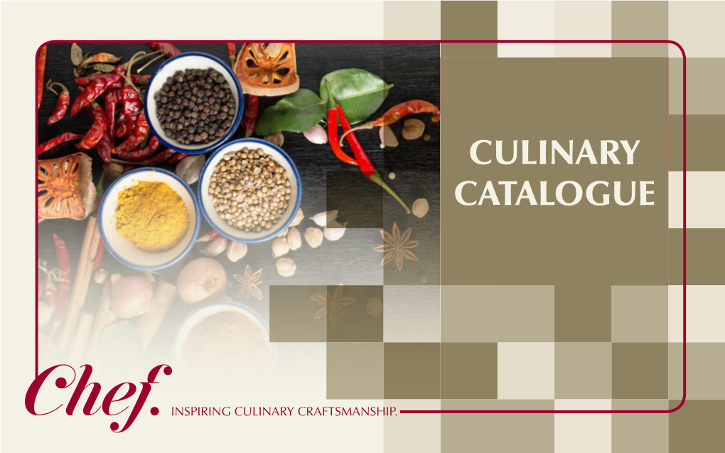 Culinary Catalogue