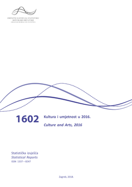 Kultura I Umjetnost U 2016