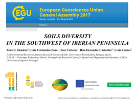Soils Diversity Iberian Peninsula