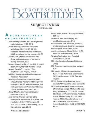Professional Boatbuilder Magazine