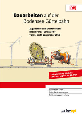 Bauarbeiten Auf Der Bodensee-Gürtelbahn