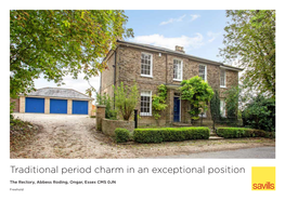 Traditional Period Charm in an Exceptional Position