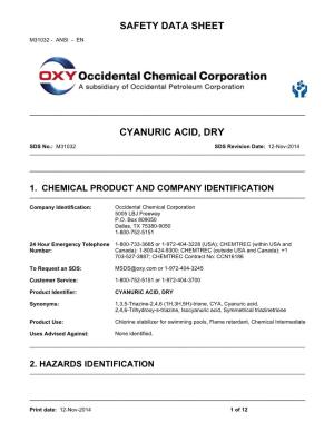 Cyanuric Acid, Dry