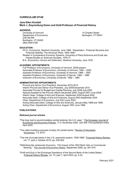 Curriculum Vitae