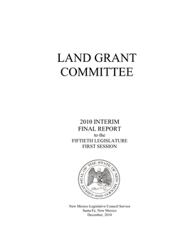 Land Grant Committee