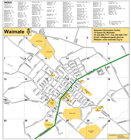 Waimate Town Map.Pdf