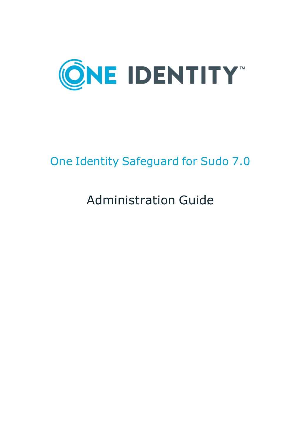 One Identity Safeguard for Sudo Administration Guide