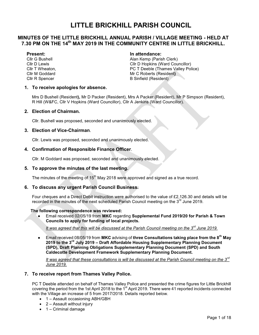 Wavendon Parish Council