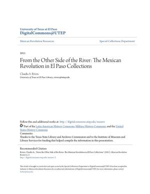 The Mexican Revolution in El Paso Collections