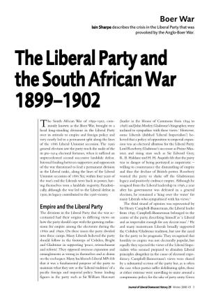 29 Sharpe Liberal Party and South African