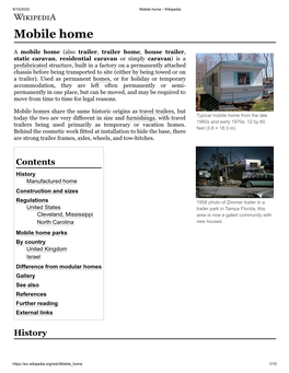 Mobile Home - Wikipedia