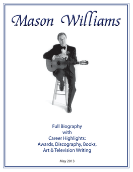 Mason Williams Full Biography