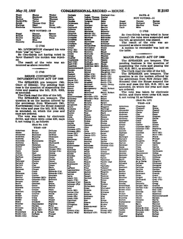 Major Fraud Act of 1988, Congressional Record H3103 May