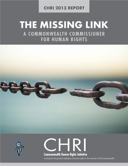 The Missing Link: a Commonwealth Commissioner for Human Rights