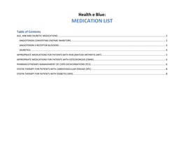 Medication List