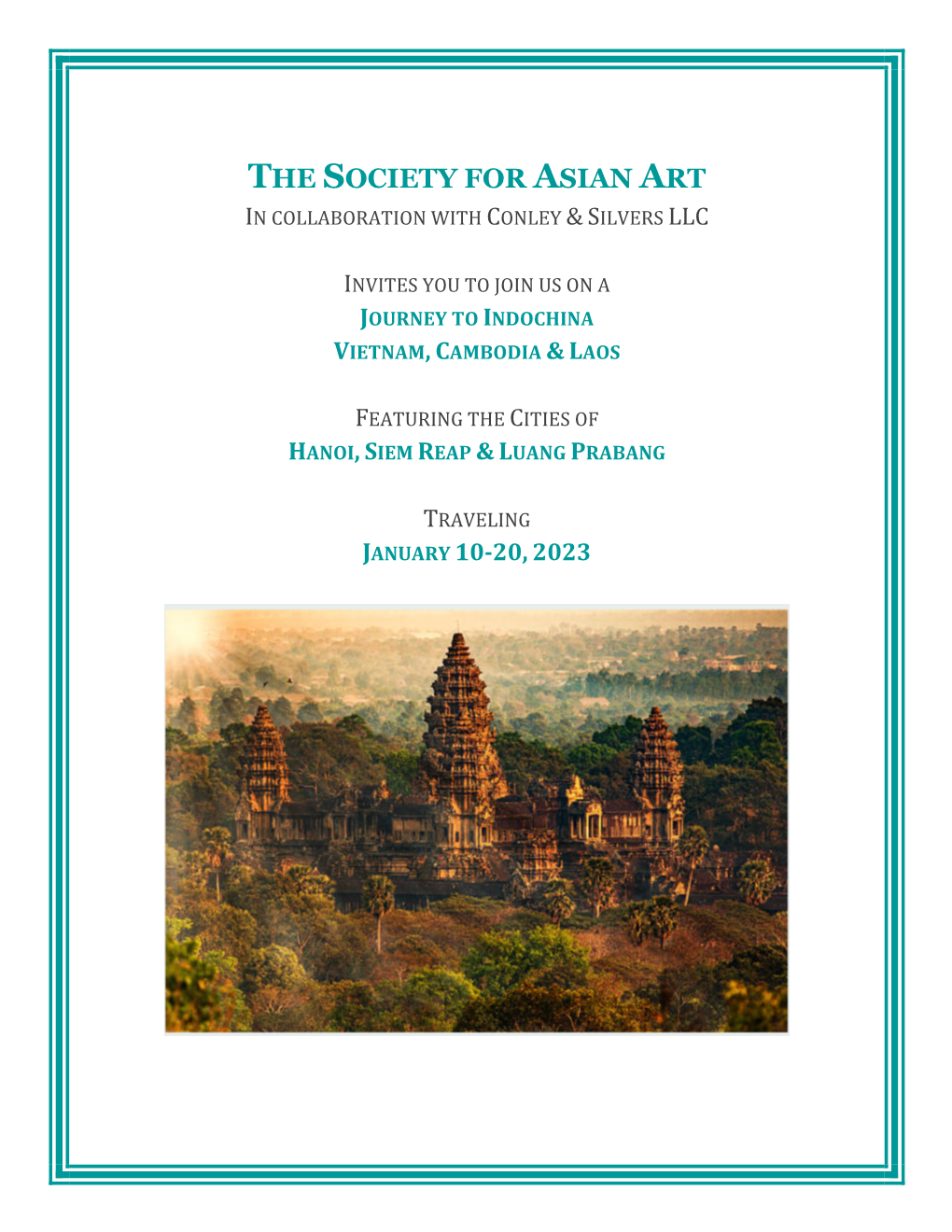 Society for Asian Art Indochina 2023