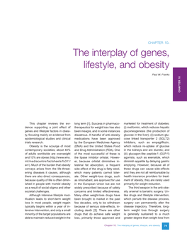 Chapter 10. the Interplay of Genes, Lifestyle, and Obesity